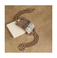 Sohi Women's Ripple Choker Necklace