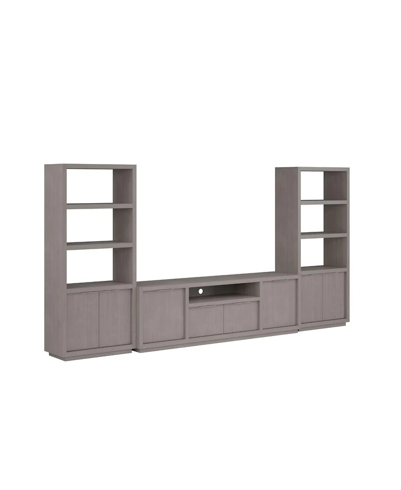 Furniture Tivie 84" Media 3 Pc Console Set