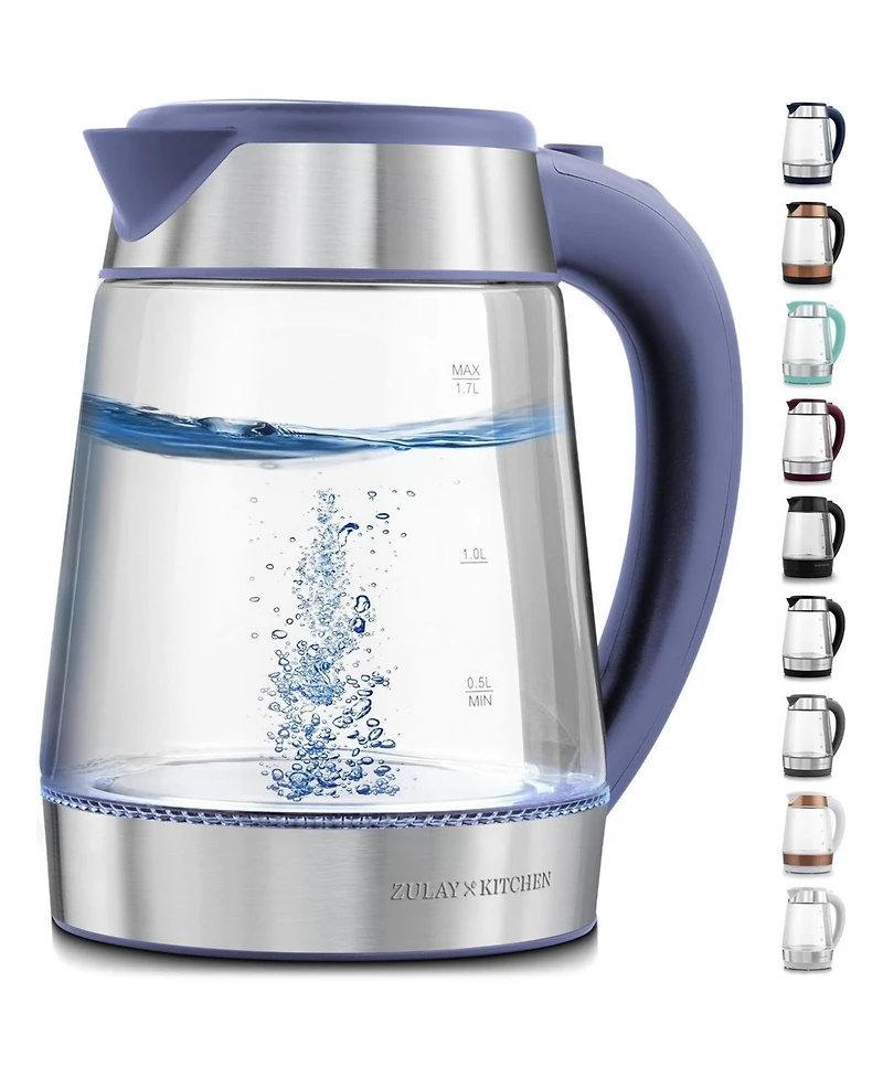 Zulay Kitchen Fast-Boiling Electric Kettle - 1.7L Hot Water Kettle 1500W With Auto Shut-Off