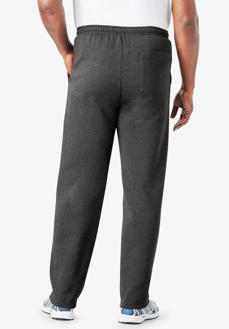 KingSize Big & Tall Fleece Zip Fly Sweatpants