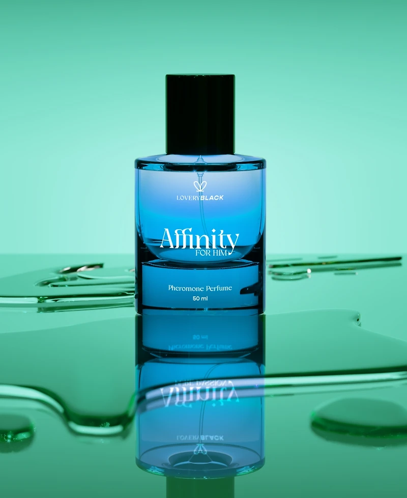 Lovery Black Affinity For Him Pheromone Cologne, 1.7 oz.