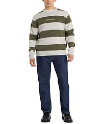 Guess Jeans Men's Stripe Logo Sweater