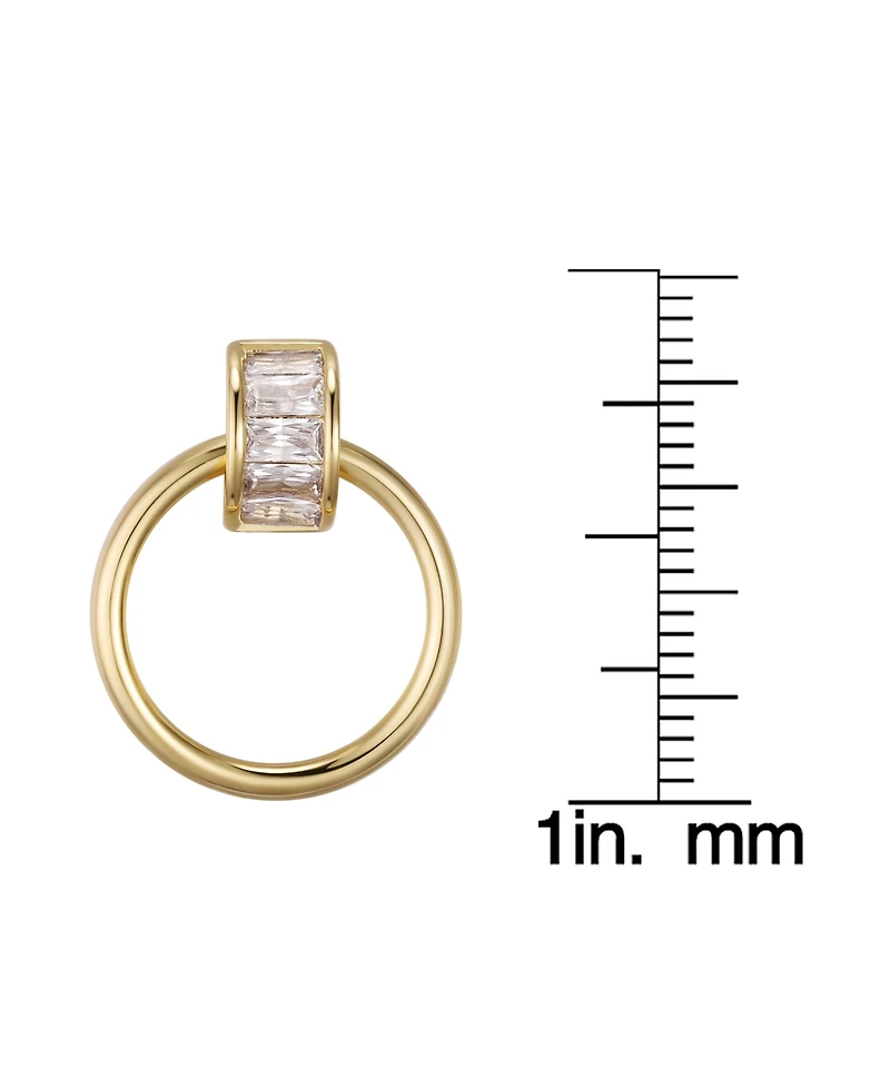 Macy's Cubic Zirconia Round Statement Earrings