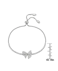 Macy's Cubic Zirconia Bow Adjustable Bracelet