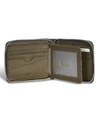 Champs Men's Camo Collection Leather Zip Around Wallet