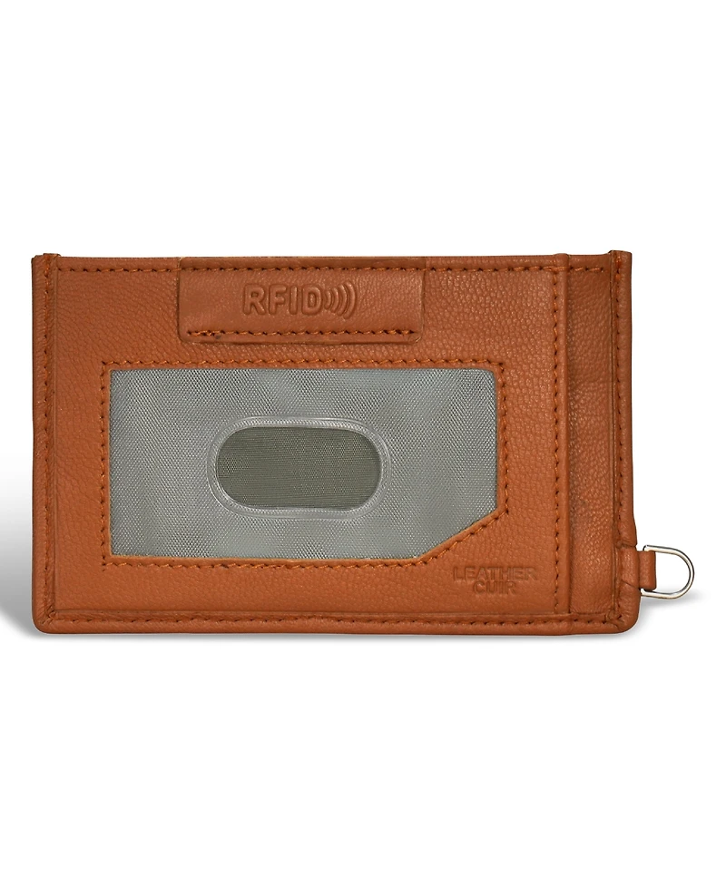 Champs Men's Denim Collection Leather Slim Cardholder