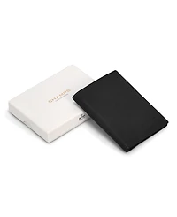 Champs Men's Onyx Collection Leather Vertical Slim Wallet