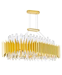 Cwi Lighting 12" Metal Cityscape 20 Light Chandelier
