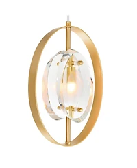 Cwi Lighting 98" Metal Iris 9 Light Pendant