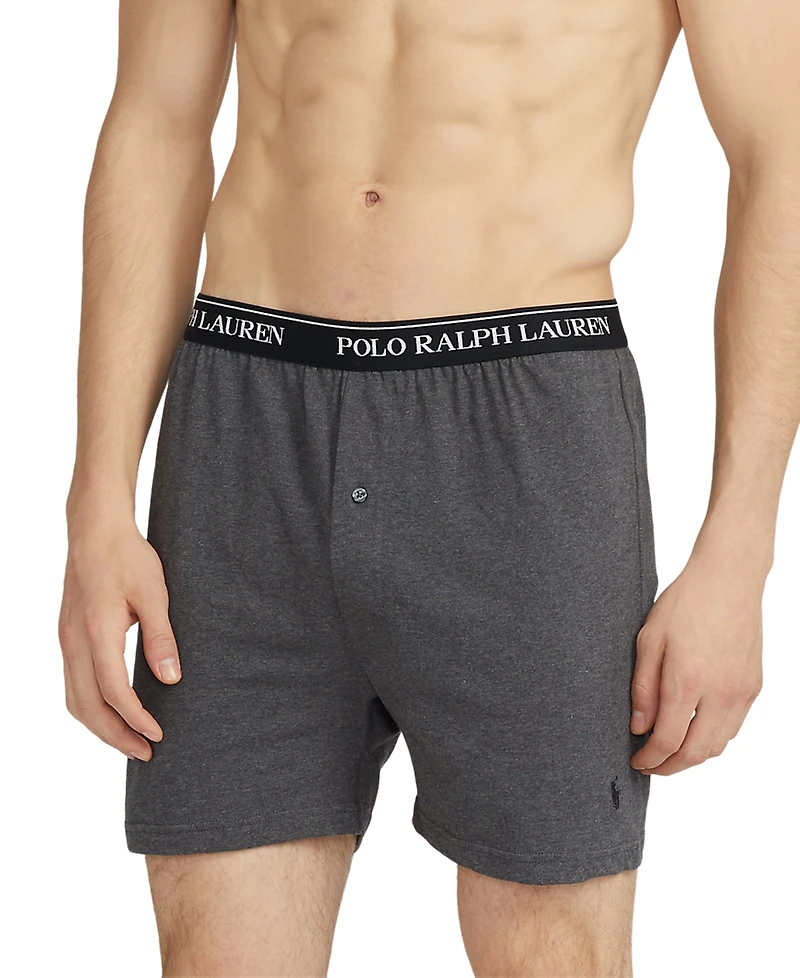 Polo Ralph Lauren Men's 5-Pack Classic-Fit Cotton Knit Boxers