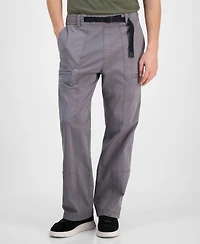 Hugo by Boss Men's Gunner Classic Fit Belted Casual Trousers
