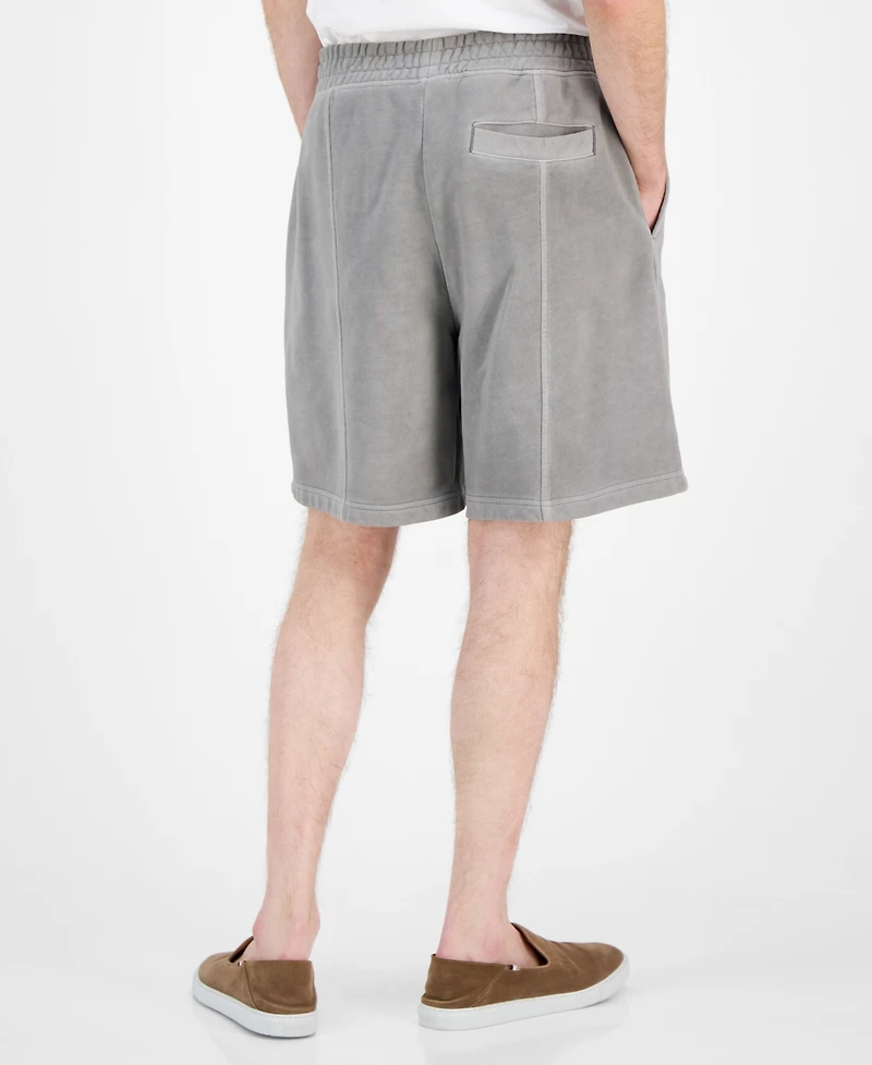Hugo by Boss Men's Nuralpo Elastic Waist French Terry 7-2/3" Shorts