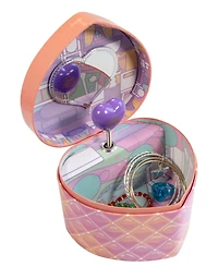 Mele & Co Polly Pocket Heart Musical Jewelry Box