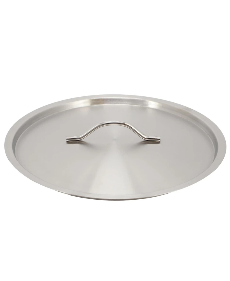 MegaChef Professional Kitchen Quart Round Stainless Steel Stock Pot with Lid