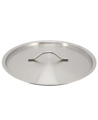 MegaChef Professional Kitchen Quart Round Stainless Steel Stock Pot with Lid