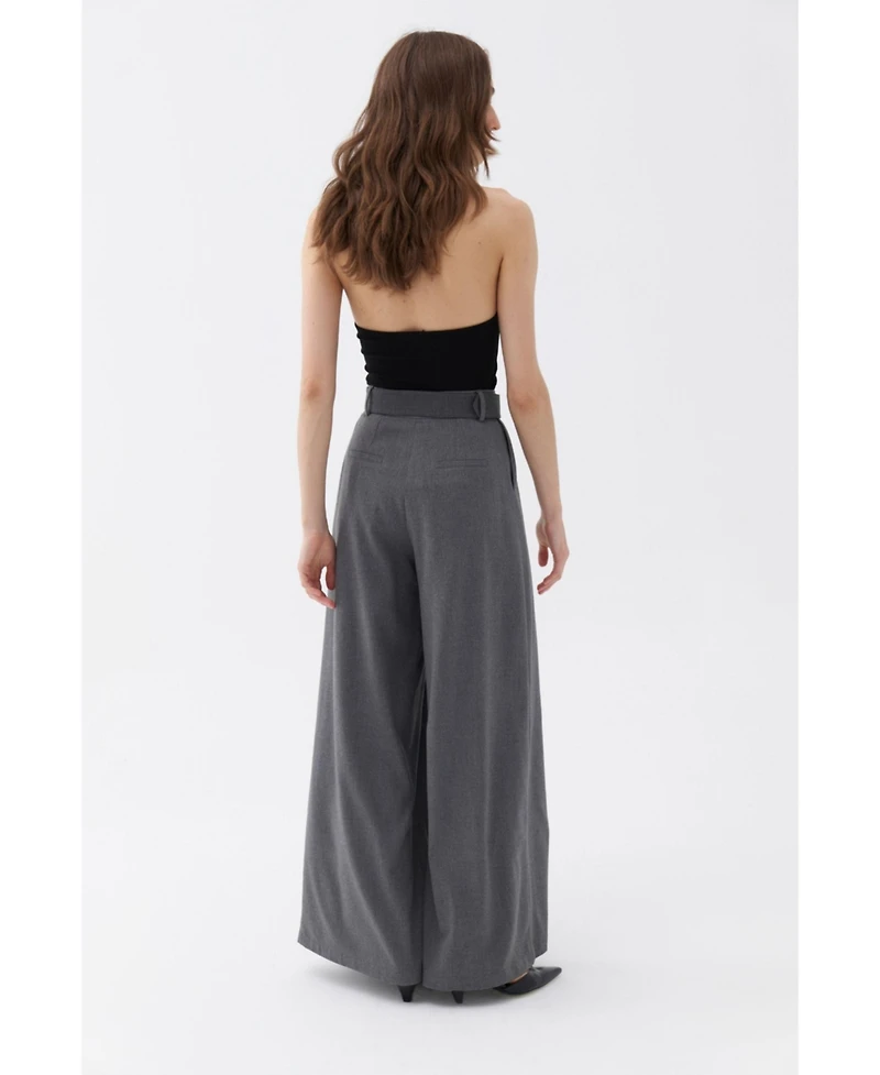 Nocturne Women's Wide Leg Flowy Pants