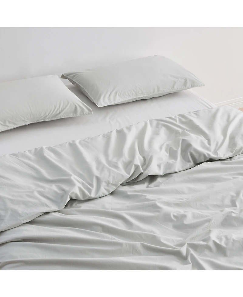 100% Pima Cotton Percale Duvet Set