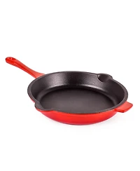 BergHOFF Neo 2pc Cast Iron 10" Fry Pan with Steak Press