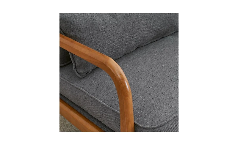 Slickblue Upholstered Single Lounge Chair, Stylish Indoor Accent Chair for Living Room
