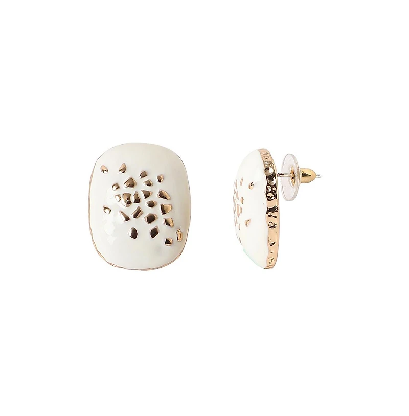Sohi Women's The Aureate Stud Earrings