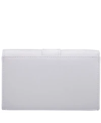 Nina Tiered Crystal Bow Flap Clutch