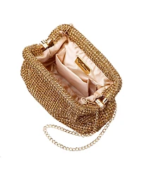 Nina All Over Crystal Frame Magnet Clutch