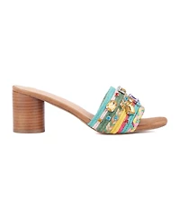 Raquelle Women's Wood Heel Mule