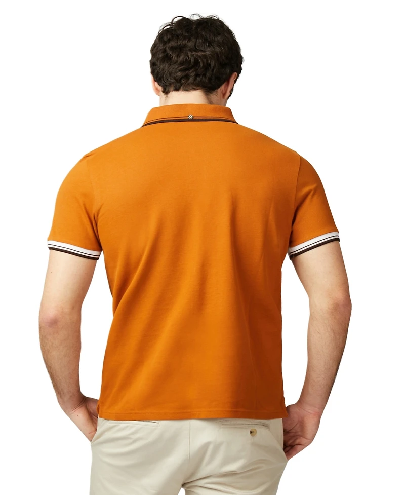 Ben Sherman Men's Signature Pique Short Sleeve Polo Shirt