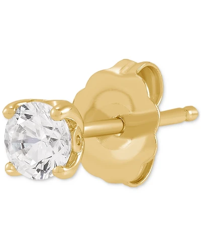 Grown With Love Igi Certified Lab Grown Diamond Single Stud Earring (1/4 ct. t.w.) in 14k White or Yellow Gold