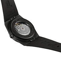 Tissot Men's Swiss Automatic Prx Powermatic 80 Black Rubber Strap Watch 40mm