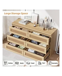 Rattan Dresser For Bedroom, Dresser For Bedroom