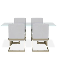 Emila Pc. Dining Set (Rectangular Table & Chairs