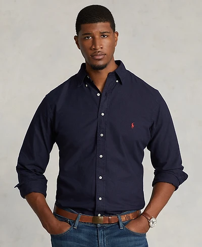 Polo Ralph Lauren Men's Big & Tall Classic Fit Long-Sleeve Oxford Shirt