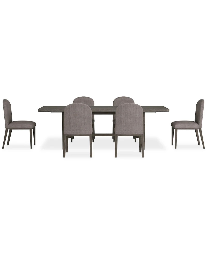 Griffith 7 Pc. Rectangular Dining Set (Table & 6 Side Chairs), Created for Macy's