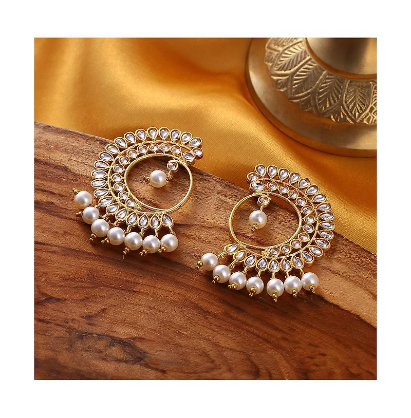 Sohi Women's The Tawus Statement Earrings