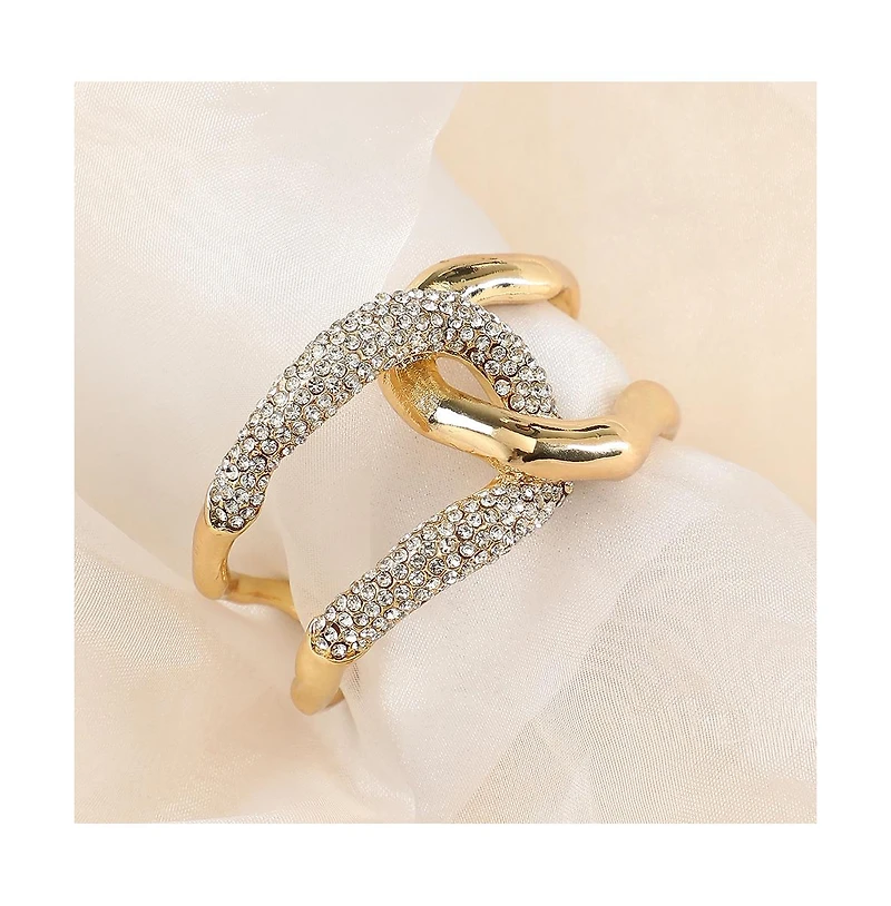 Sohi Women's The Opposta Cuff Bracelet