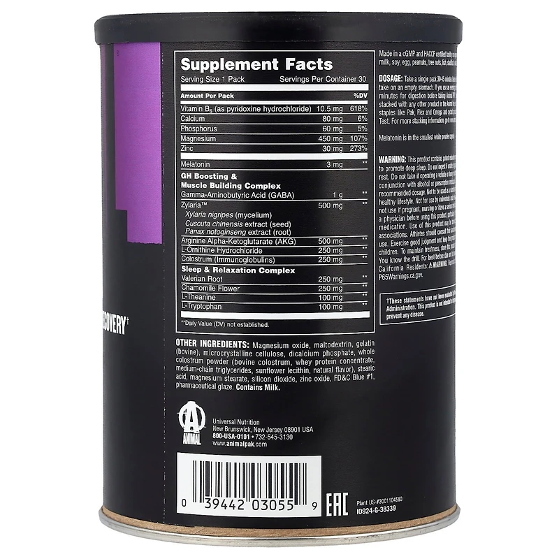 Animal Pm Sleep & Nighttime Recovery