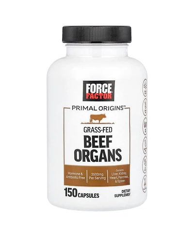 Force Factor Primal Origins Grass-Fed Beef Organs