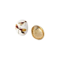 Sohi Women's The Dragonfly Stud Earrings