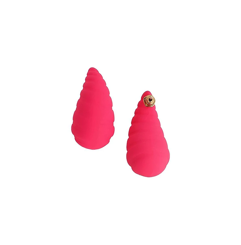 Sohi Women's The Medium Shell Stud Earrings