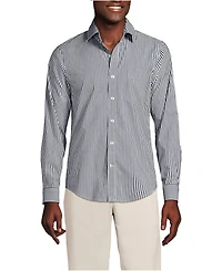 Lands' End Men's Traditional Fit Long Sleeve Travel Kit Shirt