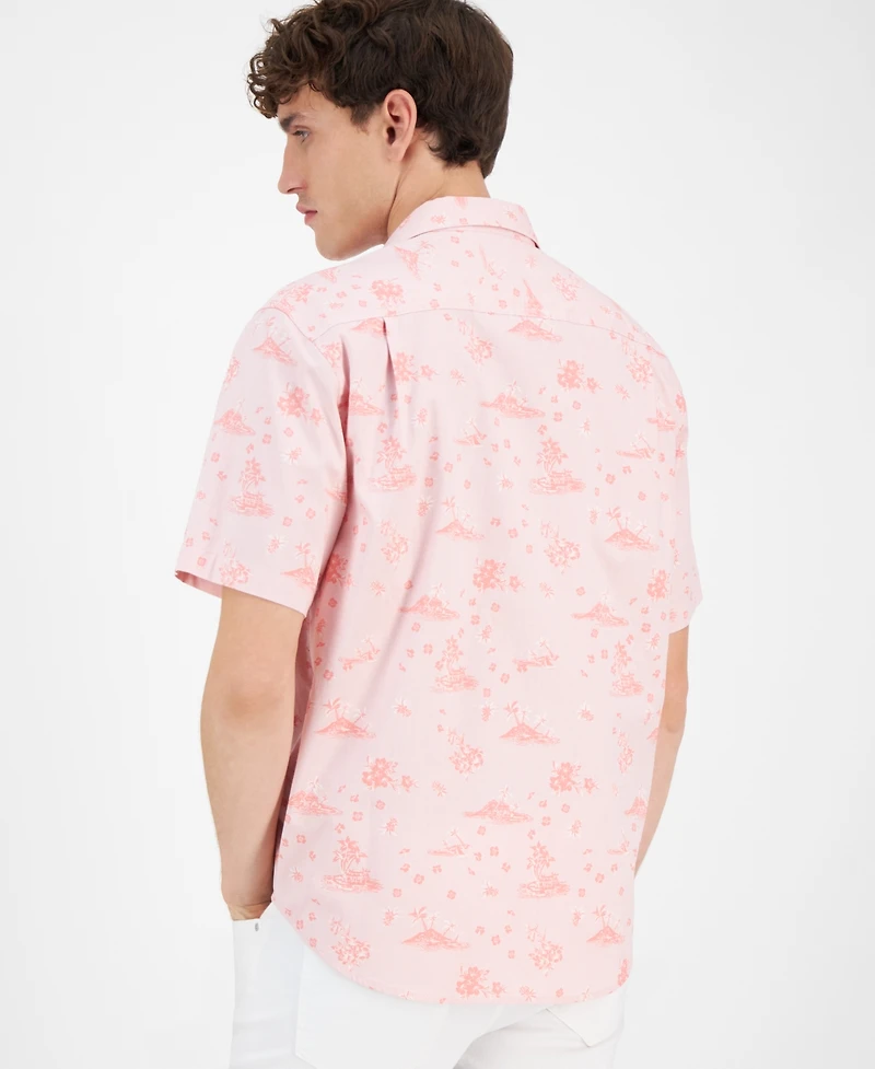 Tommy Bahama Men's Island Bound Chambray Short-Sleeve Shirt