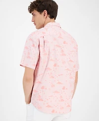 Tommy Bahama Men's Island Bound Chambray Short-Sleeve Shirt
