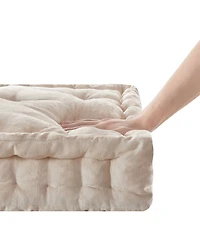 Intelligent Design Azza Chenille Square Floor Pillow Cushion, 24" x