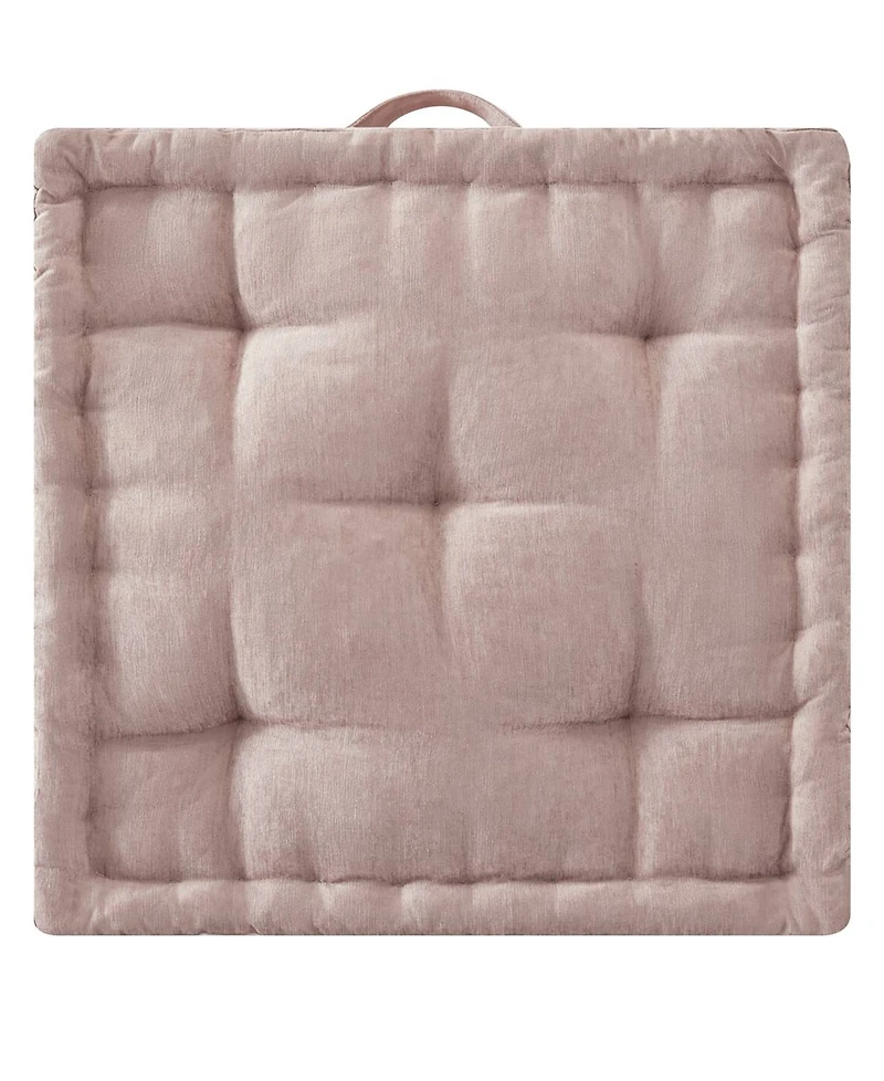 Intelligent Design Azza Chenille Square Floor Pillow Cushion, 24" x
