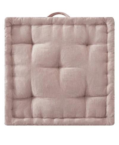 Intelligent Design Azza Chenille Square Floor Pillow Cushion, 24" x