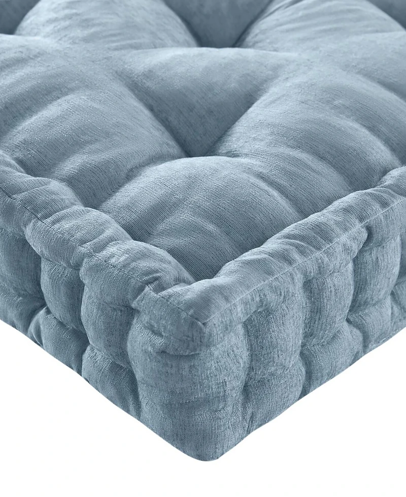 Intelligent Design Azza Chenille Square Floor Pillow Cushion, 24" x