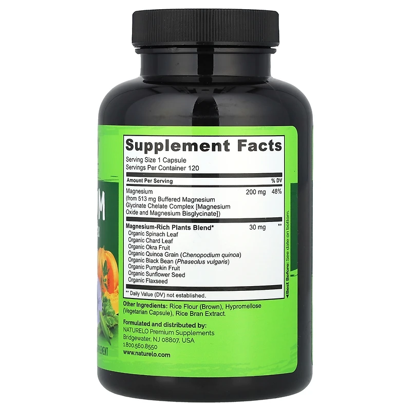Naturelo Magnesium Glycinate Chelate Complex