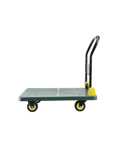 Flynama Foldable Push Hand Cart, Platform Truck with 880 lbs. Weight Capacity