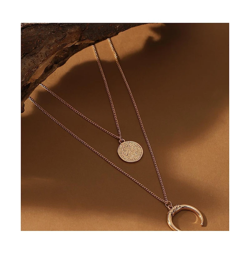 Sohi Women's The Cosmo Multi-Layer Necklace